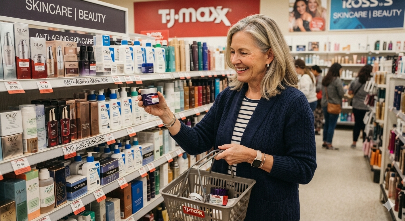 Budget-Friendly Skincare After 50: TJ Maxx, Ross & Marshalls